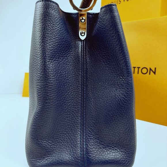 Louis Vuitton Taurillon Python Capucines BB Indingo Bag - Picture 11 of 16